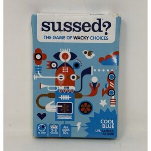 SUSSED Wacky What Would You Do Card Game Blue Deck Conversation Starter